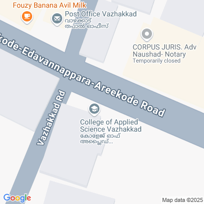 CAS Vazhakkad Location